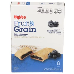 Hy-vee Blueberry Fruit & Grain Cereal Bars - 10.4 oz