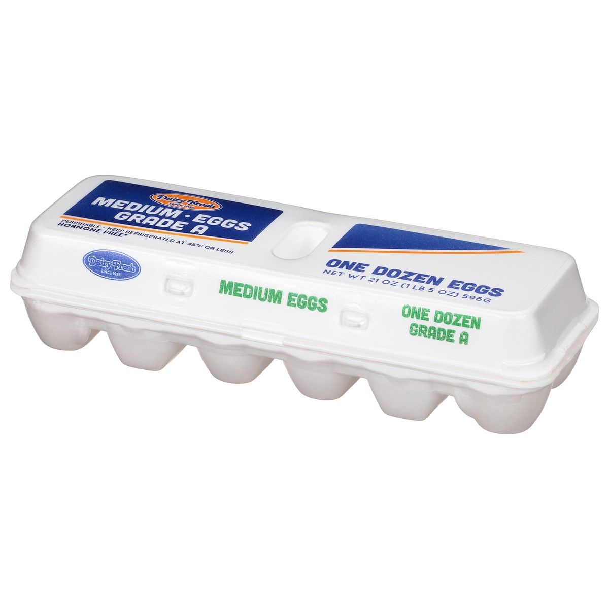 slide 3 of 9, Dairy Fresh Medium Eggs 12 ea, 12 ct