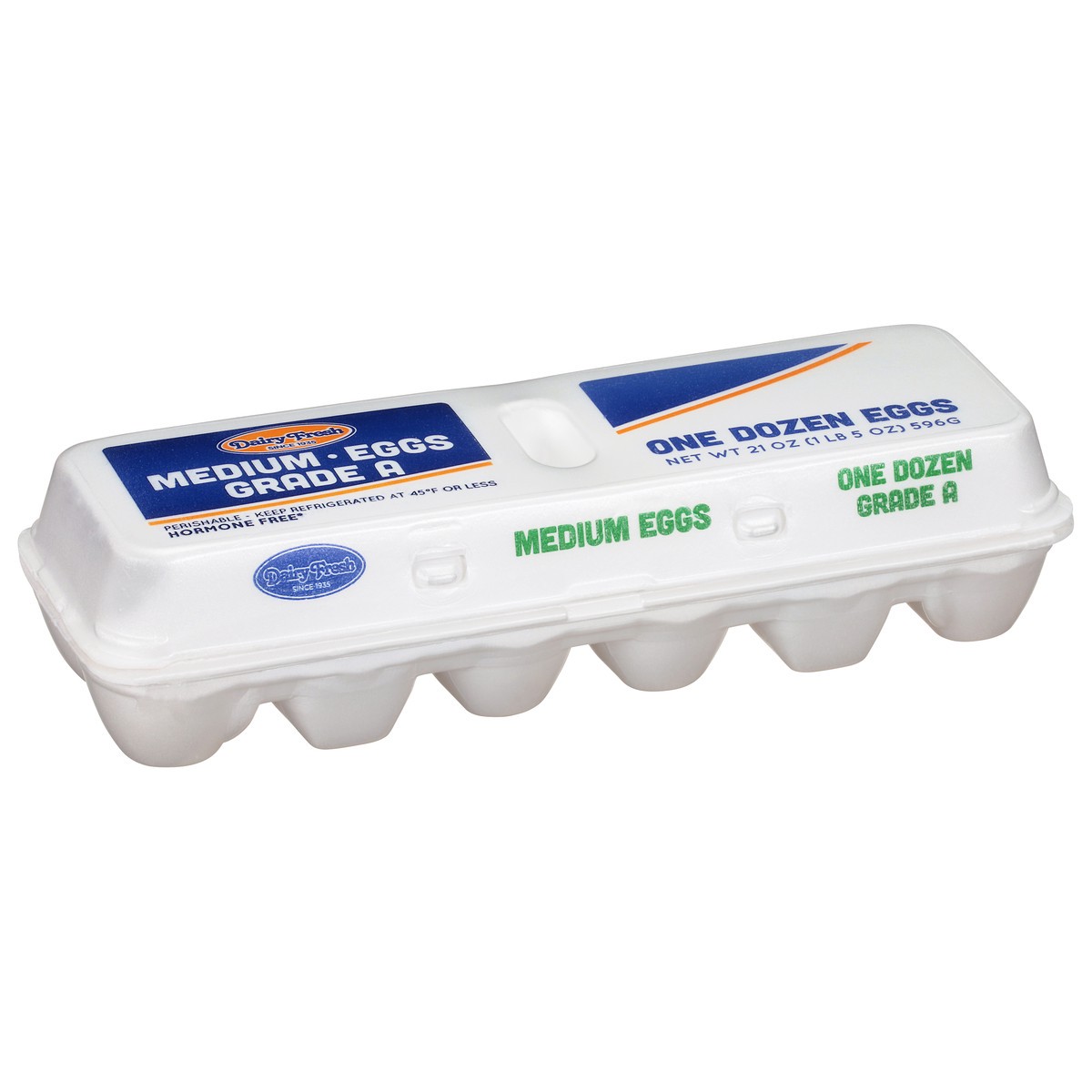 slide 1 of 9, Dairy Fresh Medium Eggs - 12 ct, 12 ct