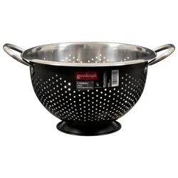 Good Cook Black Gourmet Colander 5 Qt