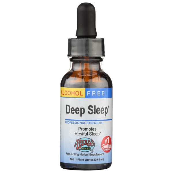 slide 1 of 1, Herbs, Etc. Deep Sleep Alcohol Free, 1 fl oz