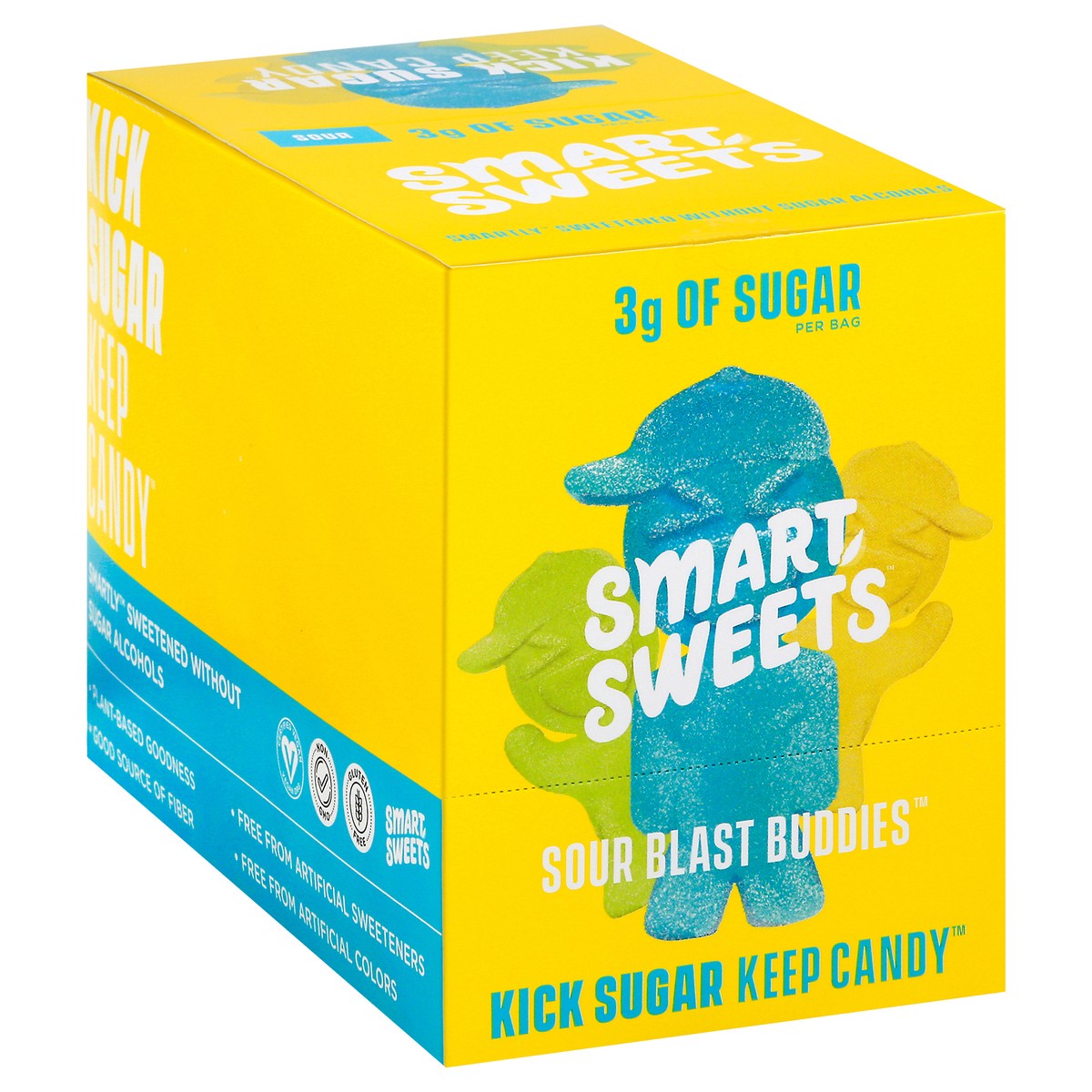 slide 2 of 9, Smart Sweets Sour Blast Buddies Candy 12 - 1.8 oz ea, 12 ct