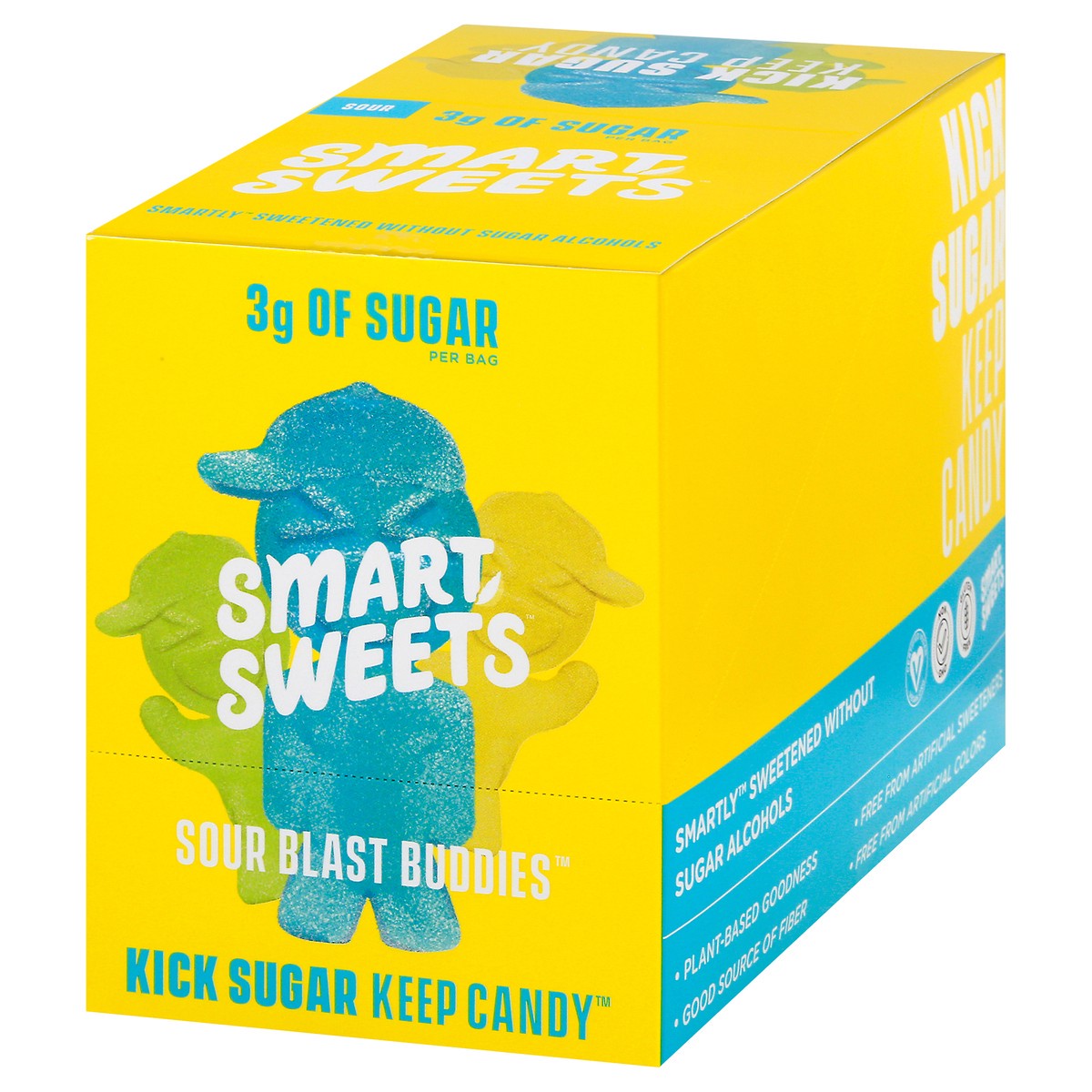 slide 3 of 9, Smart Sweets Sour Blast Buddies Candy 12 - 1.8 oz ea, 12 ct