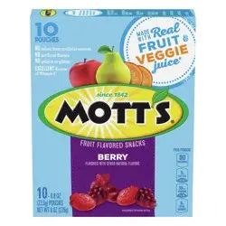 Mott's Berry Fruit Flavored Snacks 10 ea
