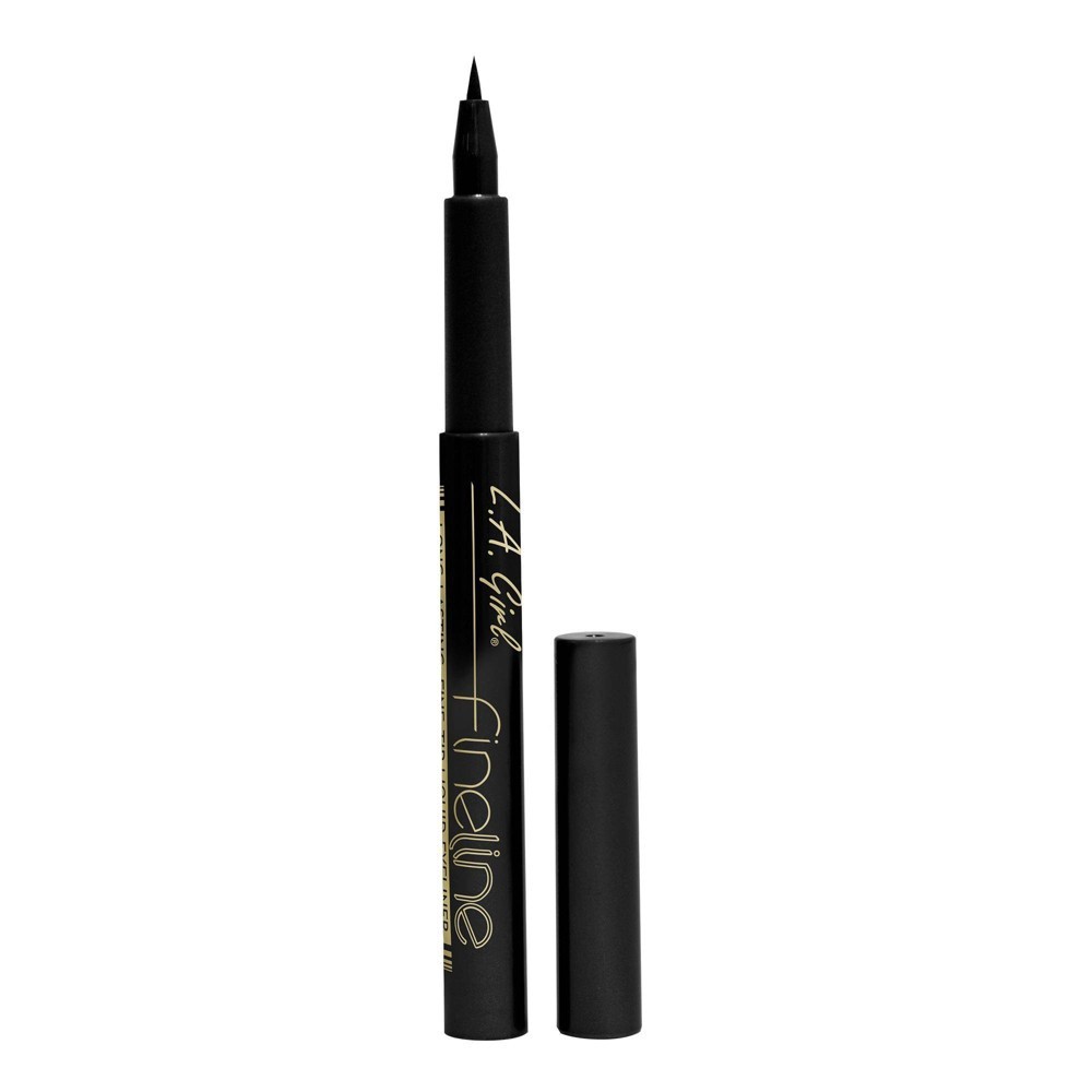 slide 2 of 3, L.A. Girl Fineline Liquid Eyeliner - Black - 0.037oz, 0.037 fl oz
