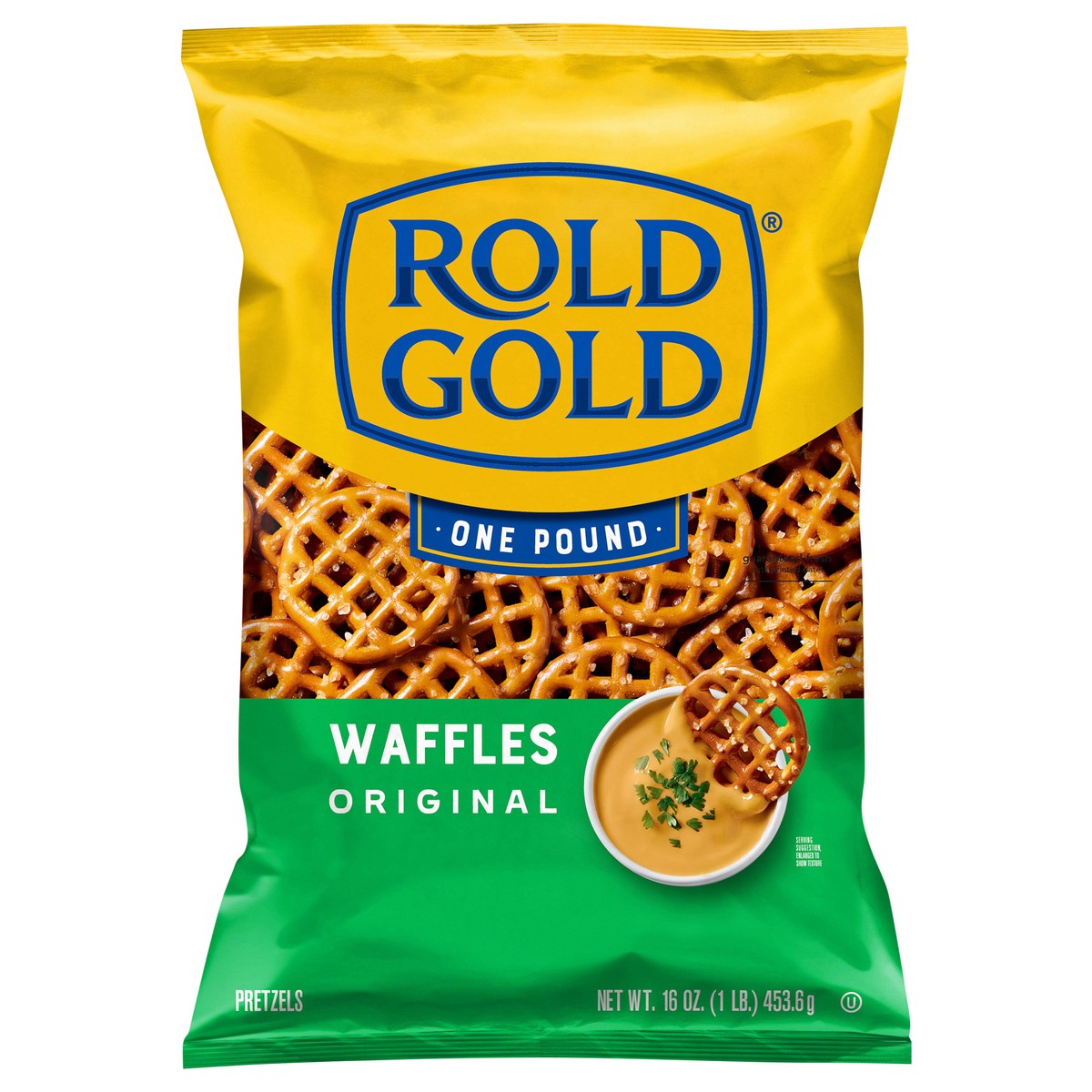 slide 3 of 9, Rold Gold Pretzels Waffles Original 16 Oz, 16 oz