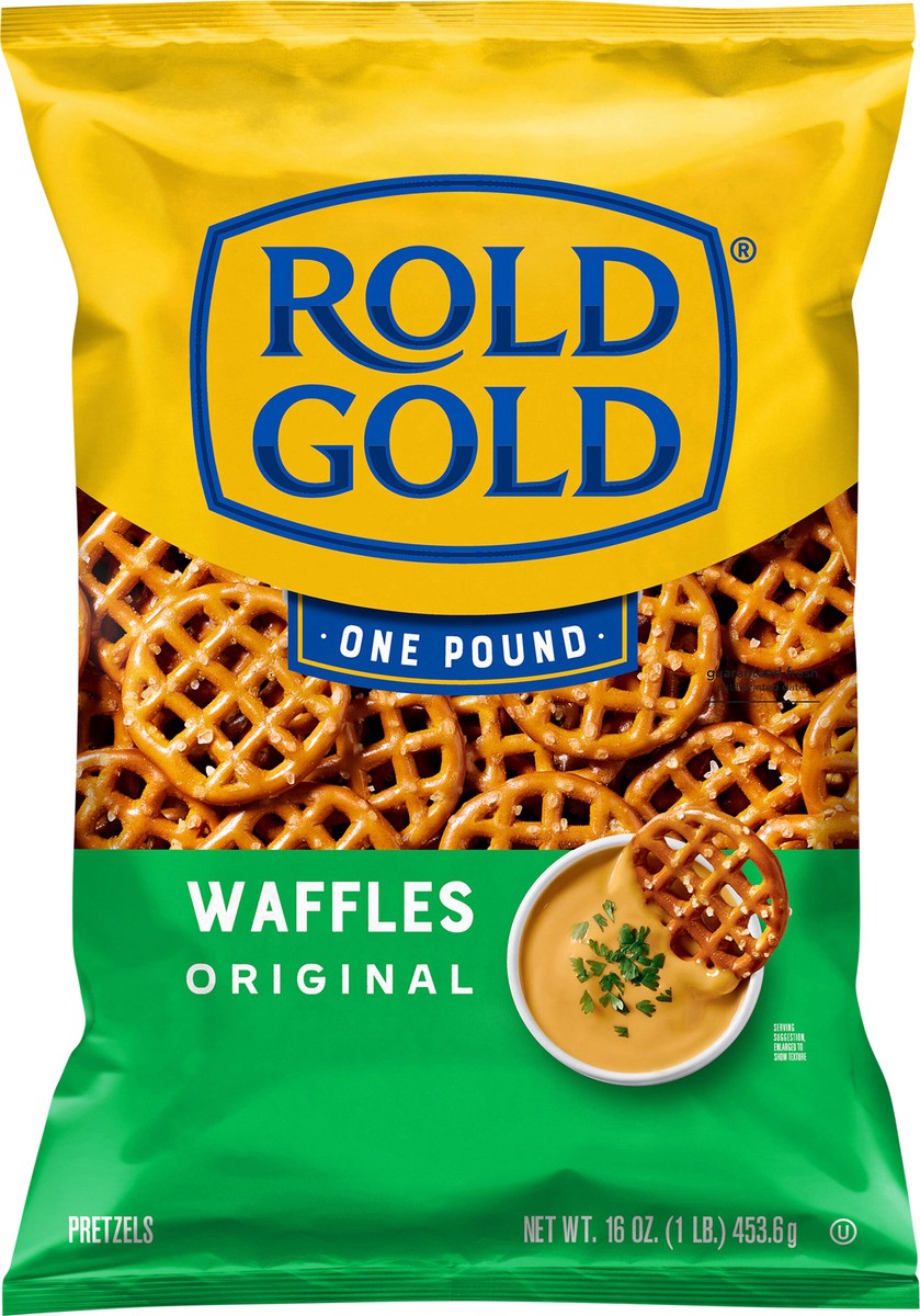 slide 6 of 9, Rold Gold Pretzels Waffles Original 16 Oz, 16 oz