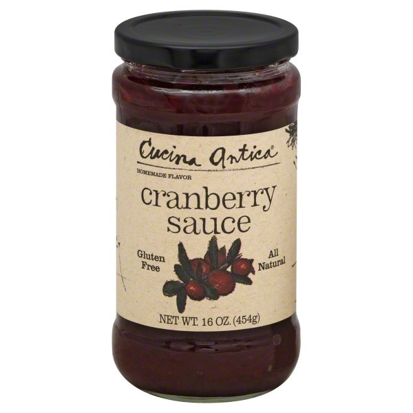 slide 1 of 2, Cucina Antica Sauce Cranberry, 16 oz
