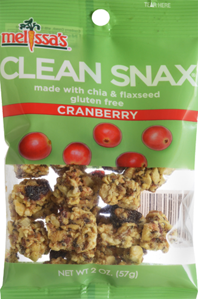 slide 1 of 1, Clean Snax Cranberry Crun, 2 oz