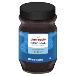 Giant Eagle Original Instant Coffee, Medium Roast- 8 oz