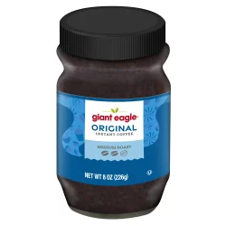 Giant Eagle Original Instant Coffee, Medium Roast- 8 oz