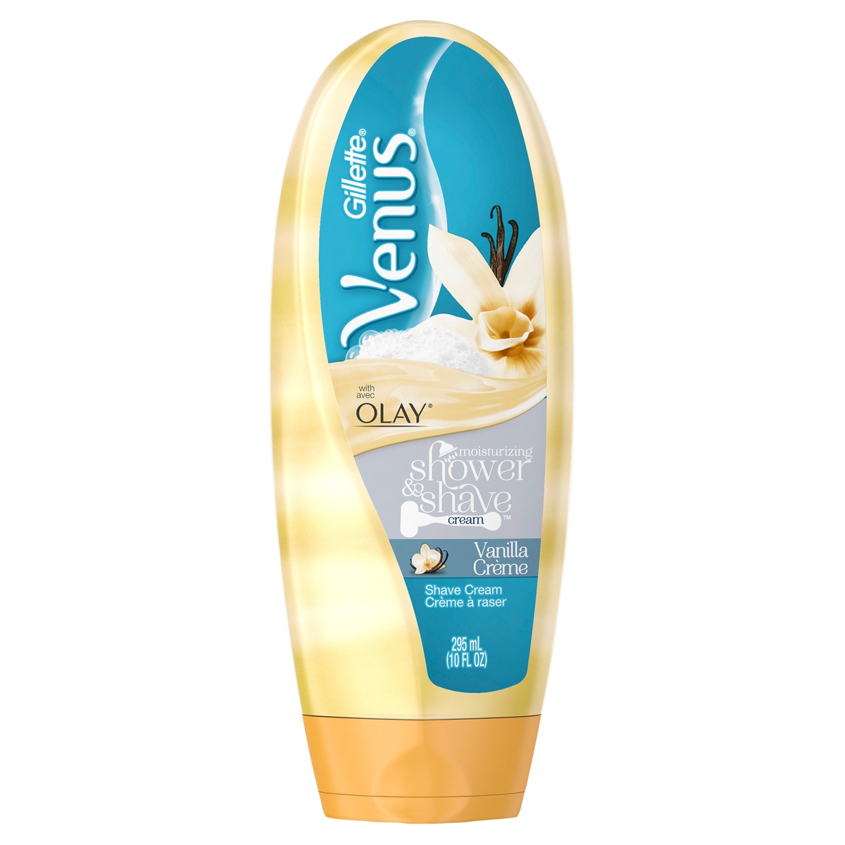 slide 1 of 3, Gillette Venus Moisturizing Vanilla Creme Shower & Shave Cream 295 ml, 10 oz