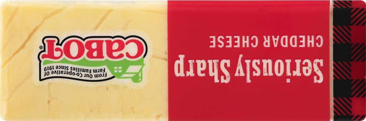 slide 3 of 10, Cabot Creamery Seriously Sharp Cheddar Cheese, 2 lb