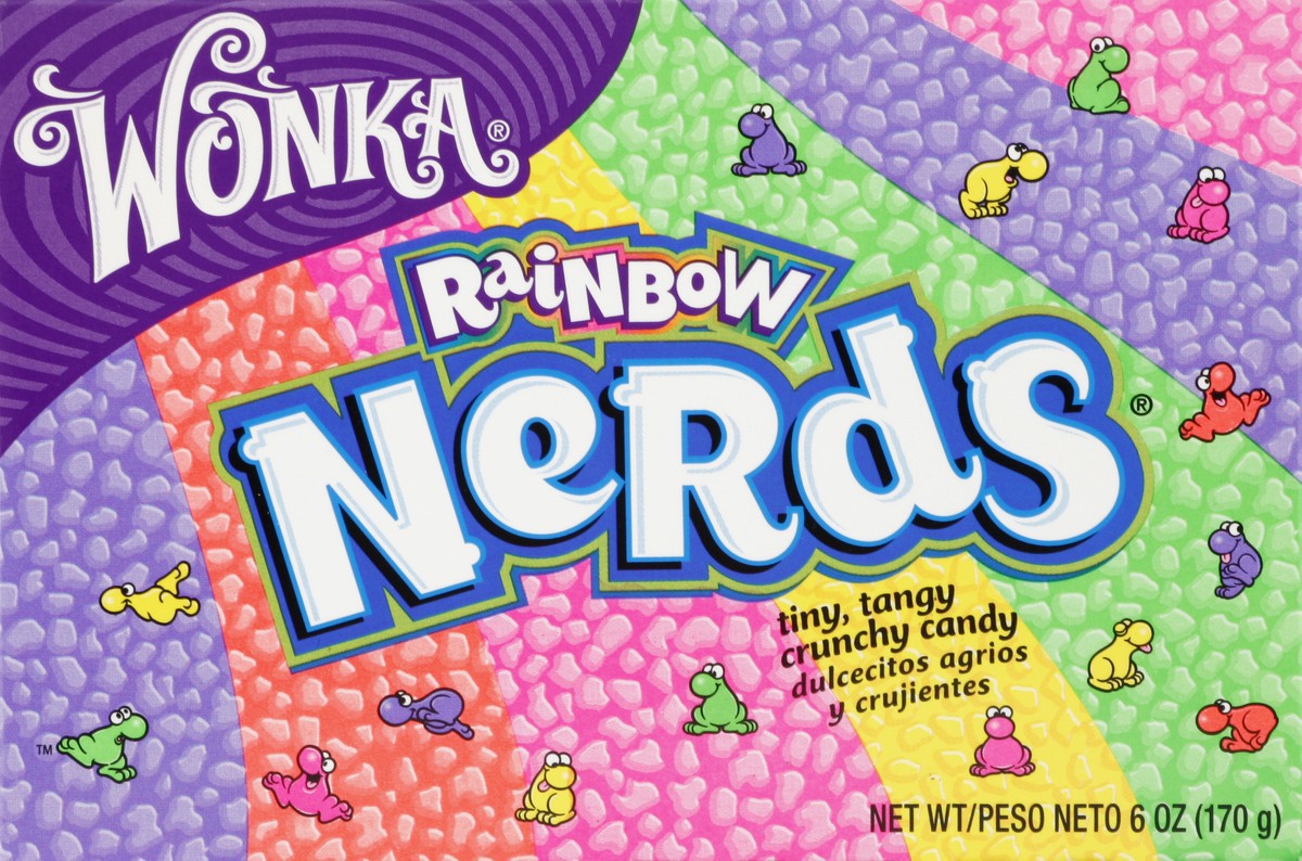 slide 4 of 6, Nerds Wonka Nerds Rainbow Tiny Tangy Crunchy Candy, 6 oz