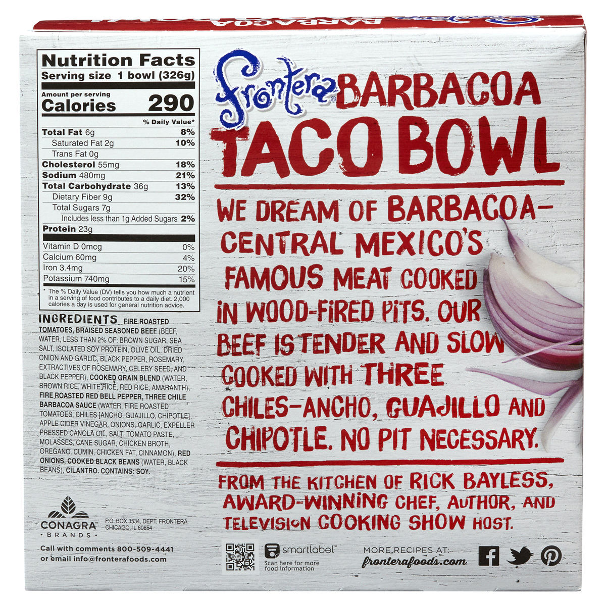 slide 7 of 12, Frontera Medium Barbacoa Taco Bowl 11.5 oz, 11.5 oz