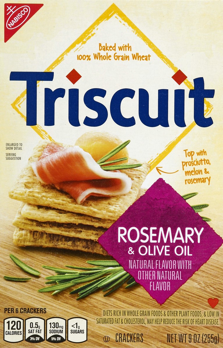 slide 1 of 6, Triscuit Crackers 9 oz, 9 oz