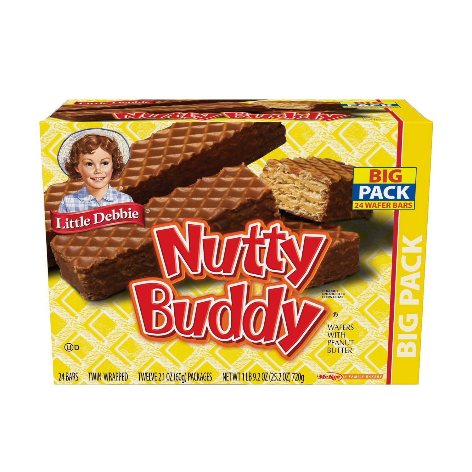 slide 3 of 33, Little Debbie Nutty Buddy Big Pack, 24 ct