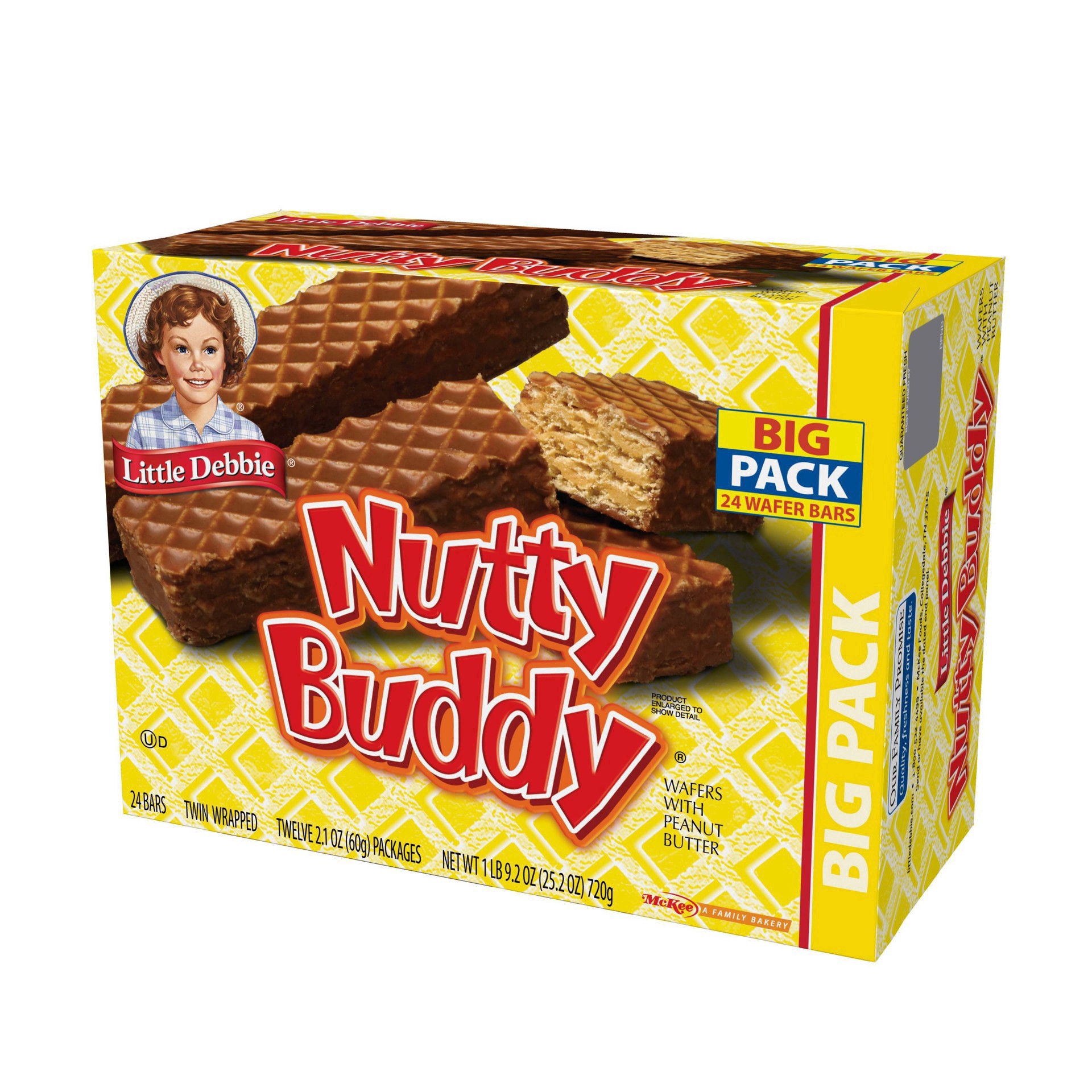slide 2 of 33, Little Debbie Nutty Buddy Big Pack, 24 ct