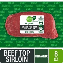 Simple Truth Organic Grass Fed Beef Top Sirloin