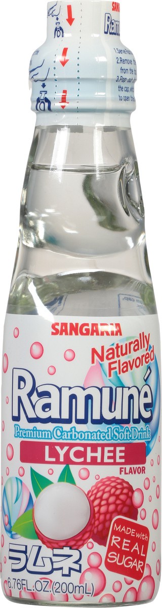 slide 8 of 9, Ramune Lychee Flavor Soft Drink - 6.76 fl oz, 6.76 fl oz