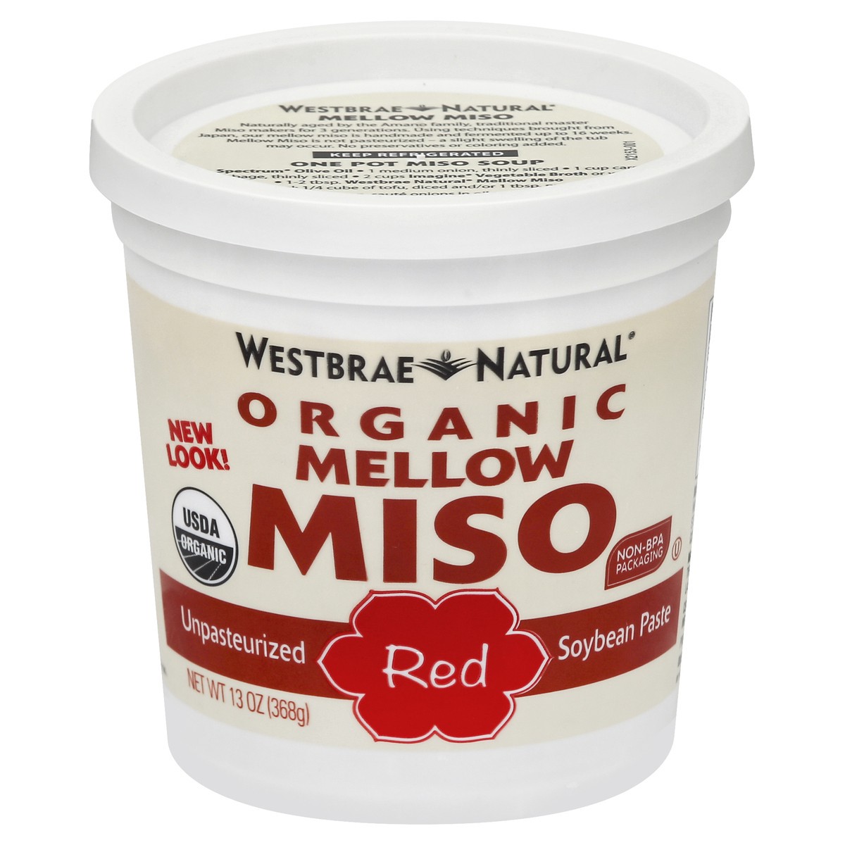 slide 5 of 8, Westbrae Natural Miso 13 oz, 13 oz