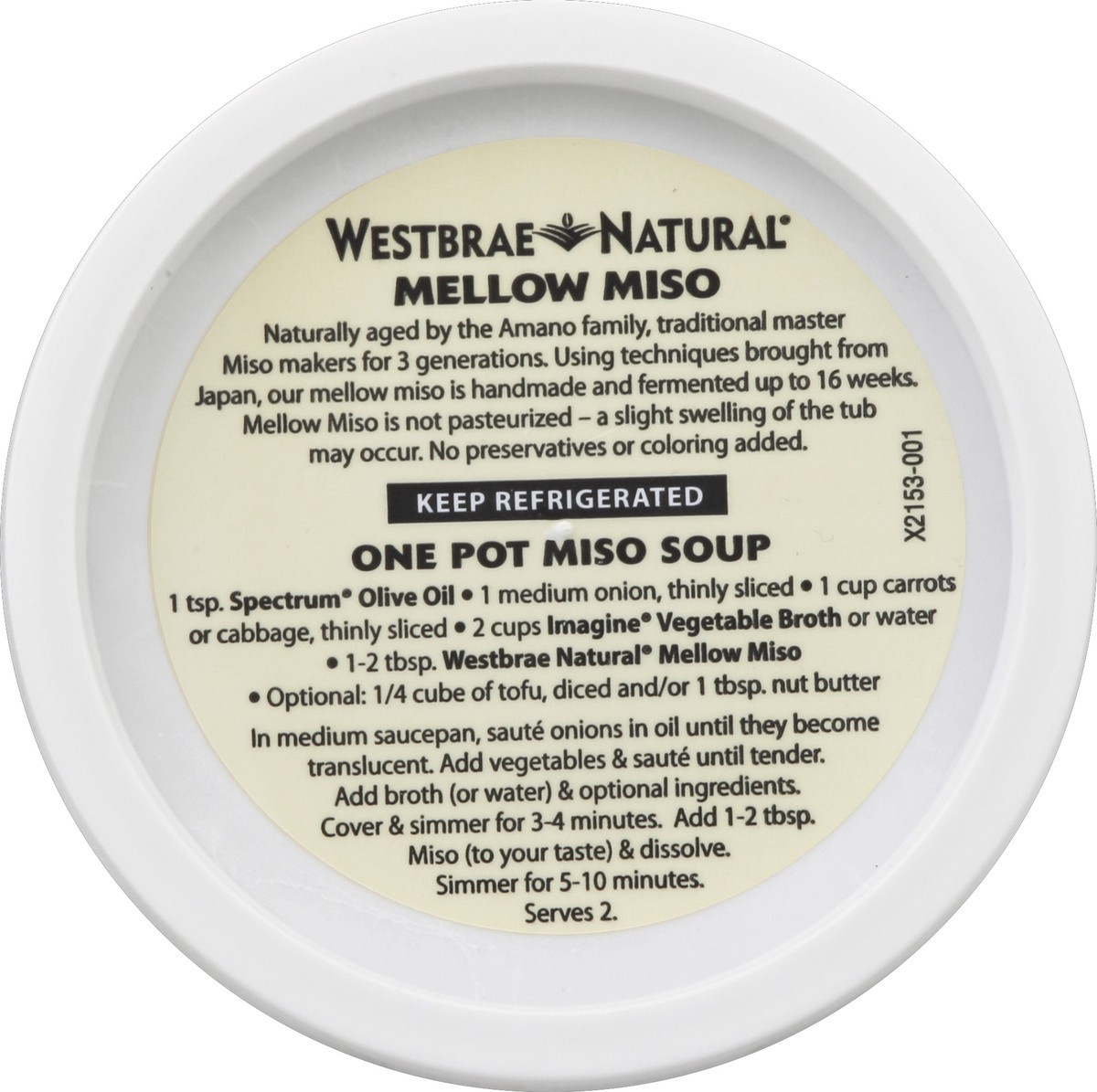 slide 2 of 8, Westbrae Natural Miso 13 oz, 13 oz