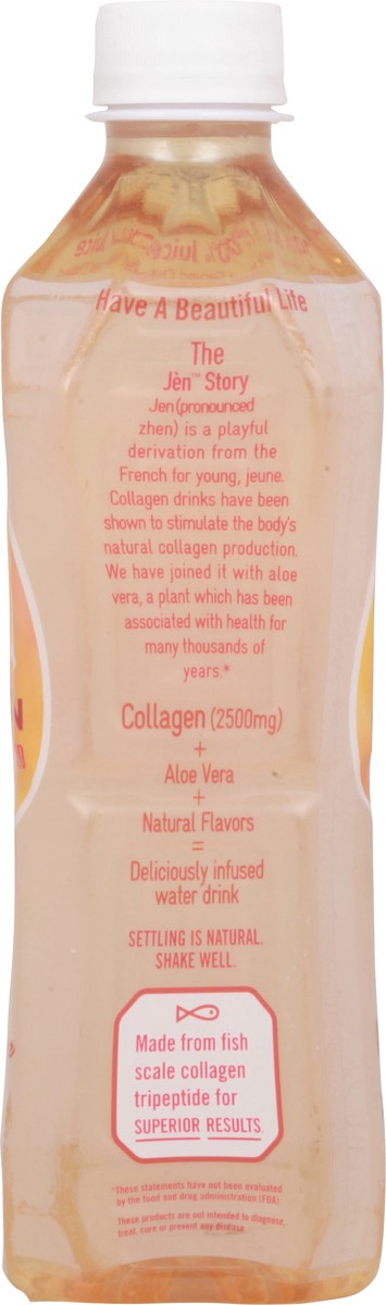 slide 2 of 13, Alo Jen Blood Orange & Lemon Collagen + Aloe Vera Infused Water, 15.5 oz