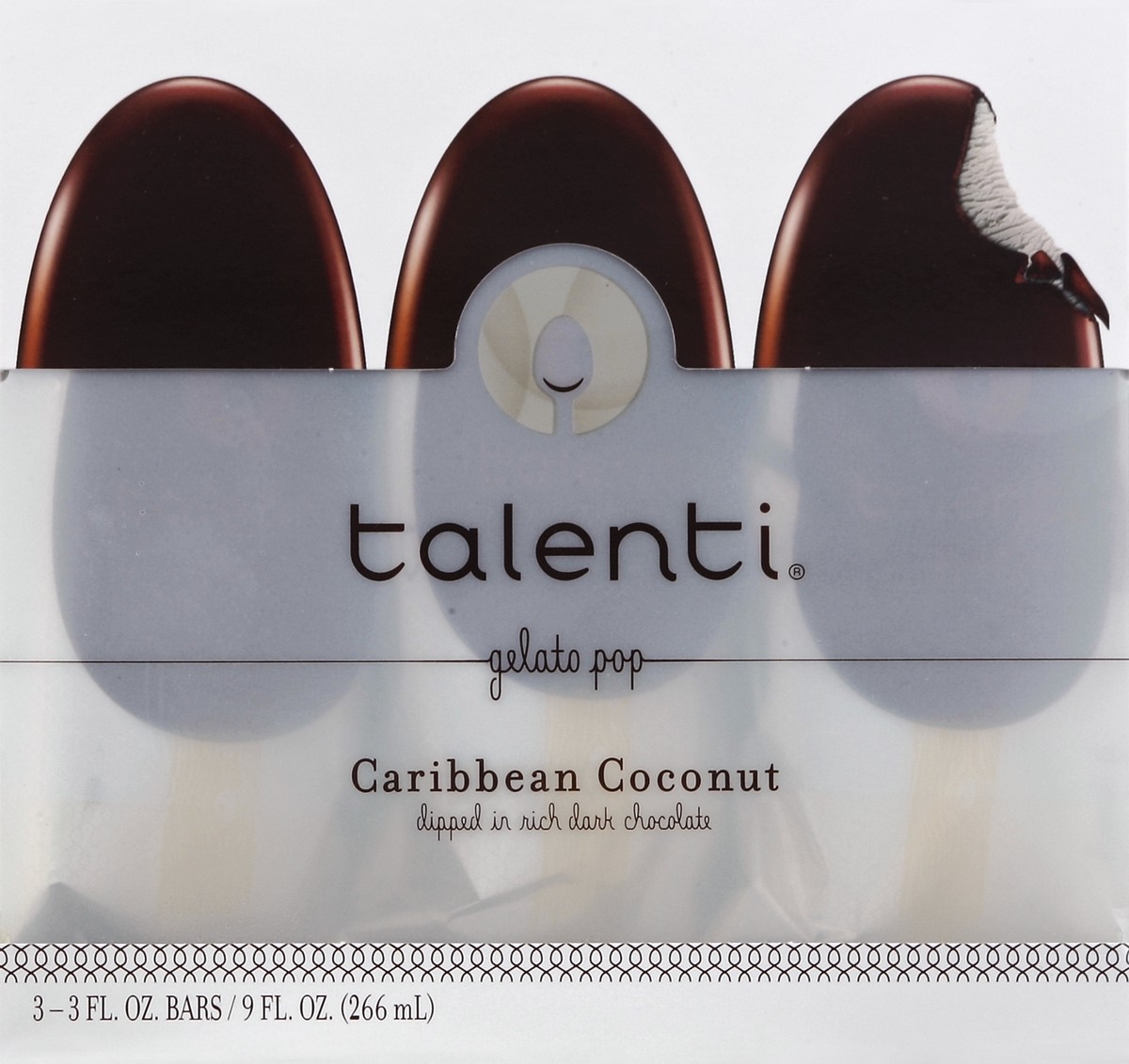 slide 4 of 4, Talenti Caribbean Coconut Pops Gelato, 9 oz