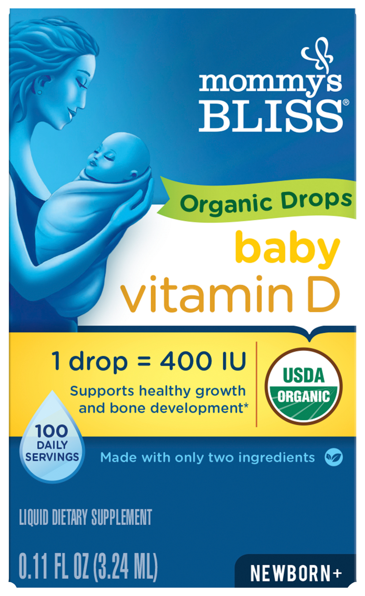slide 1 of 3, Mommy's Bliss Baby Vitm D Drop, 0.11 oz