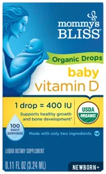 Mommy's Bliss Baby Vitm D Drop