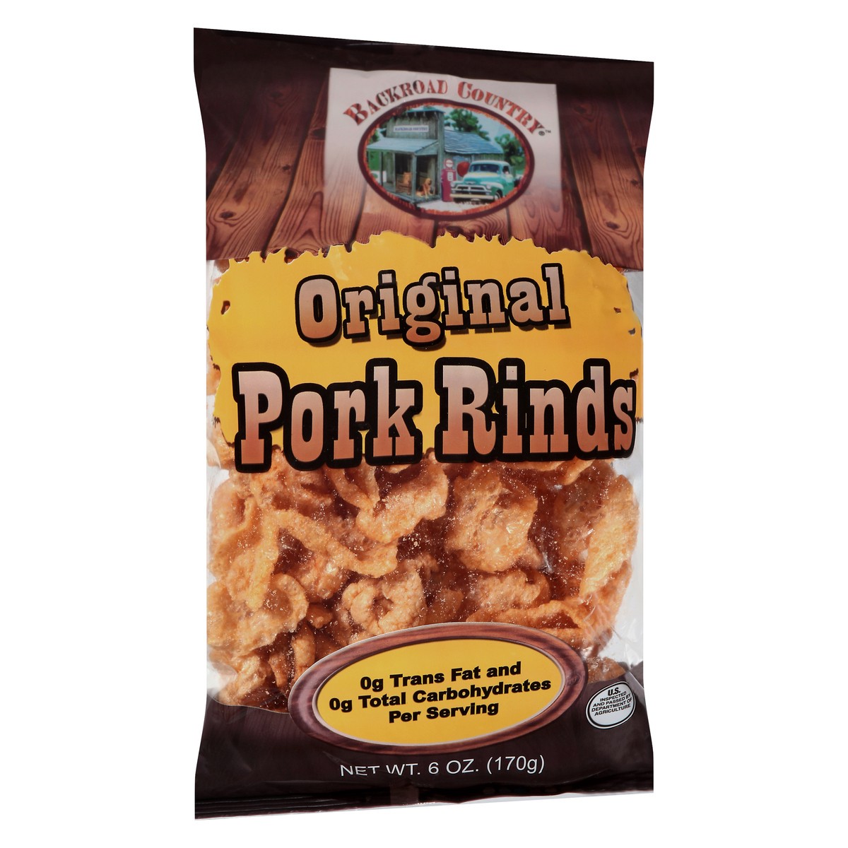 slide 9 of 9, Backroad Country Original Pork Rinds 6 oz, 6 oz