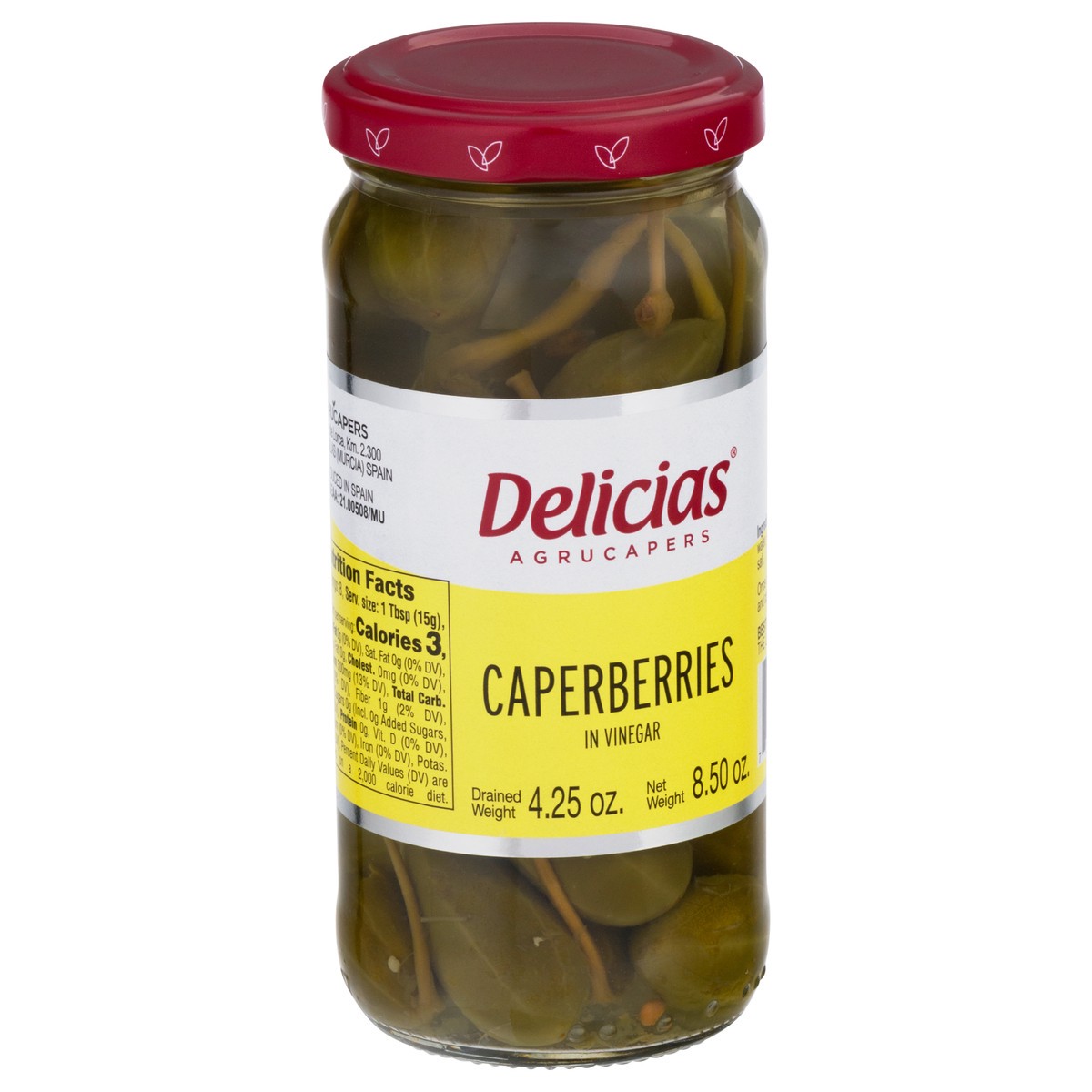 slide 11 of 12, Delicias Caperberries 8.5 oz, 8.5 oz