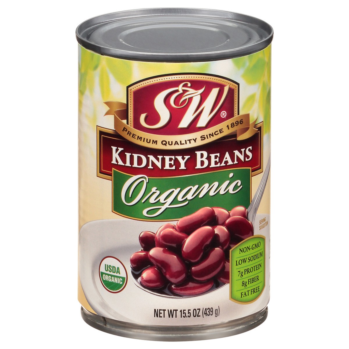 slide 1 of 11, S&W Organic Kidney Beans, 15 oz