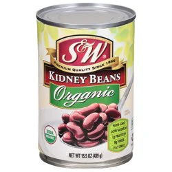 S&W Organic Kidney Beans 15.5 oz