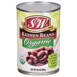 S&W Organic Kidney Beans 15.5 oz