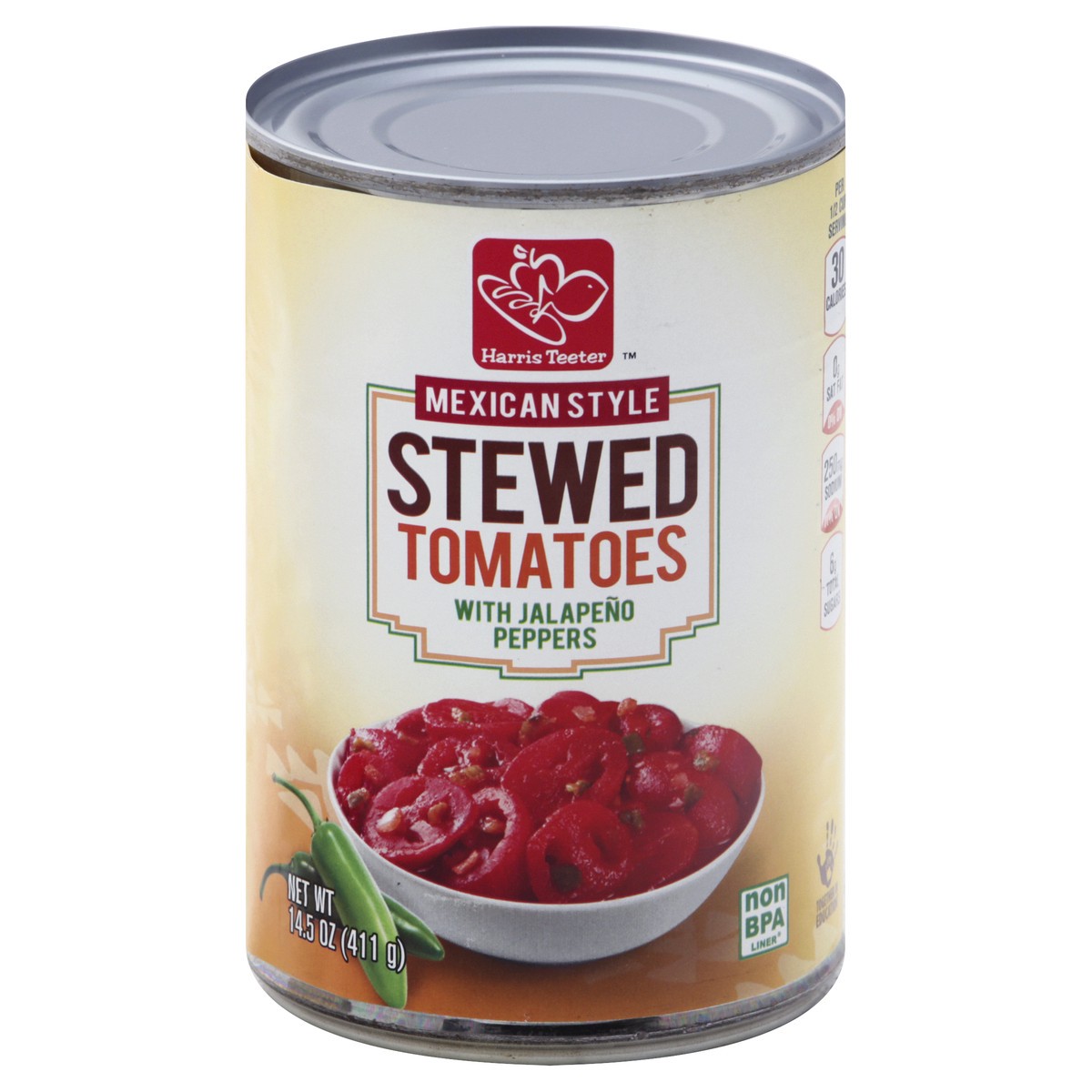 slide 1 of 8, Harris Teeter Recipe Blends Stewed Tomatoes - Mexican Style, 14.5 oz