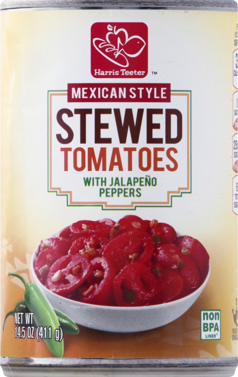 slide 8 of 8, Harris Teeter Recipe Blends Stewed Tomatoes - Mexican Style, 14.5 oz