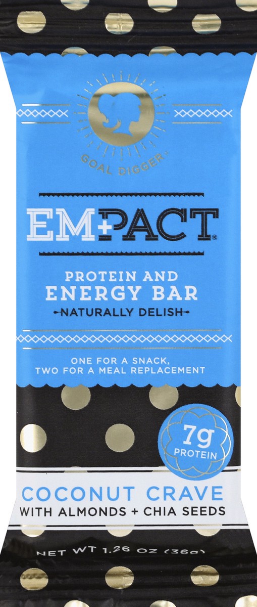 slide 1 of 6, Empact Bars Protein and Energy Bar 1.26 oz, 1.26 oz