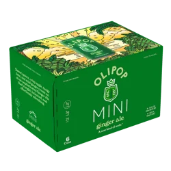 Olipop Mini Ginger Ale 6pk/7.5oz