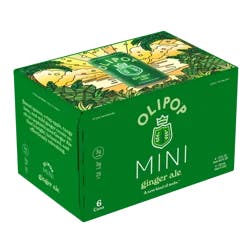 Olipop Mini Ginger Ale 6pk/7.5oz
