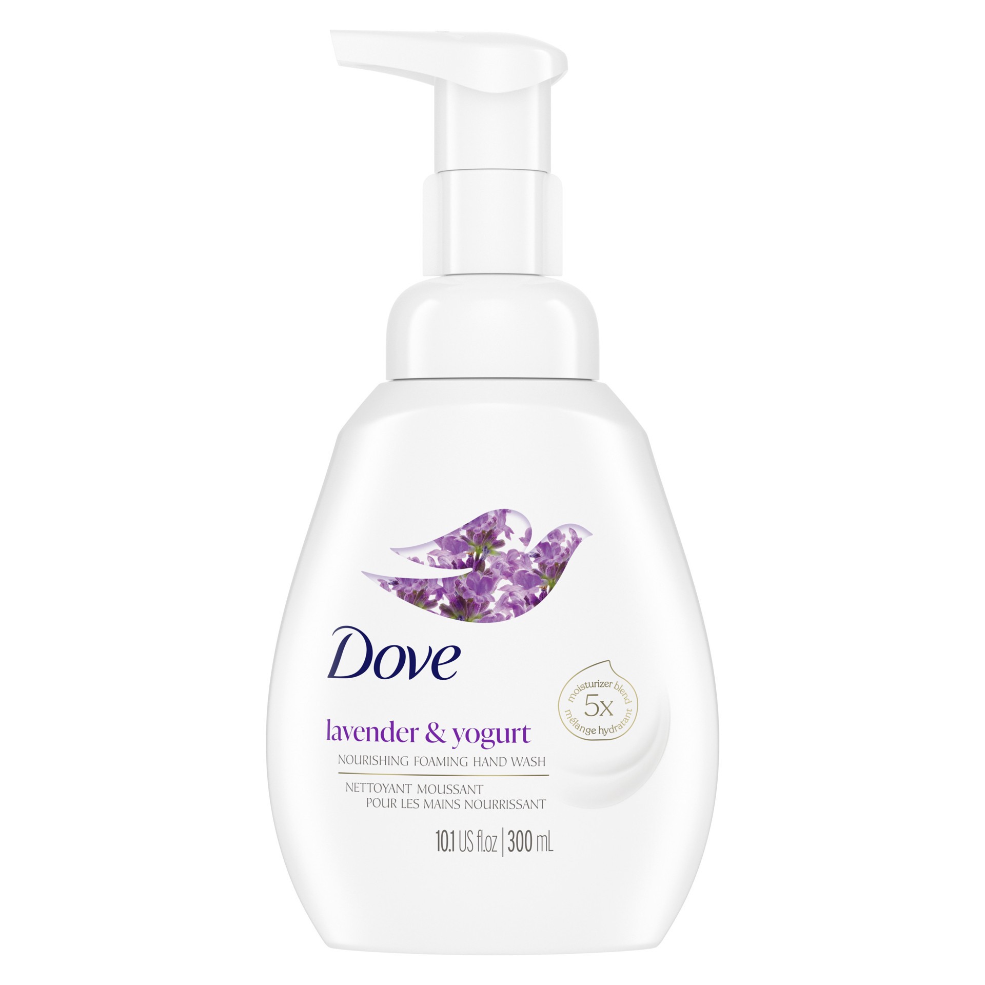 slide 1 of 5, Dove Nourishing Foaming Hand Wash Lavender and Yogurt, 10.1 oz, 10.1 oz