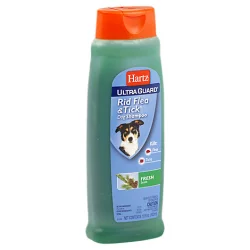 Hartz Ultraguard Flea & Tick Rid Shampoo For Dogs Fresh Scent Bottle