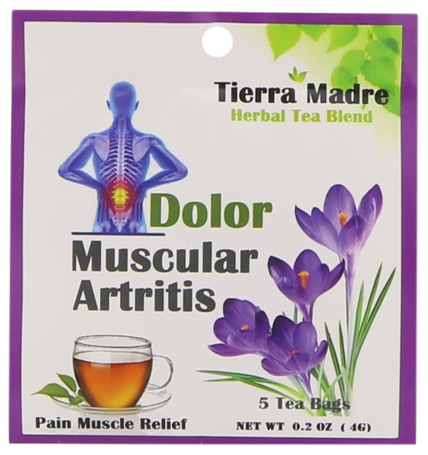 slide 1 of 1, Tierra Madre Dolor Muscular Artritis Herbal Tea Blend - 5 ct, 5 ct