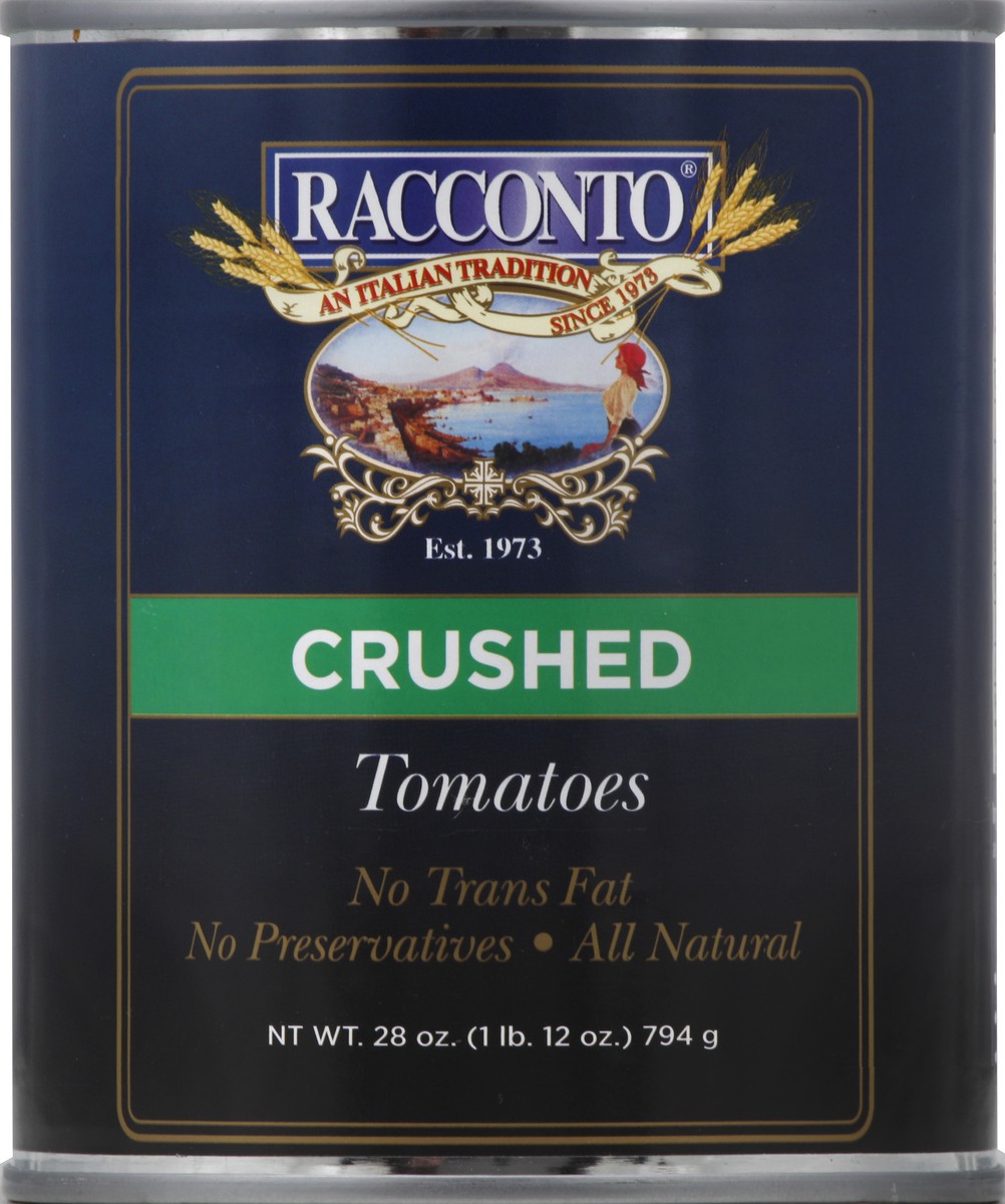 slide 2 of 2, Racconto Crushed Tomatoes, 28 oz
