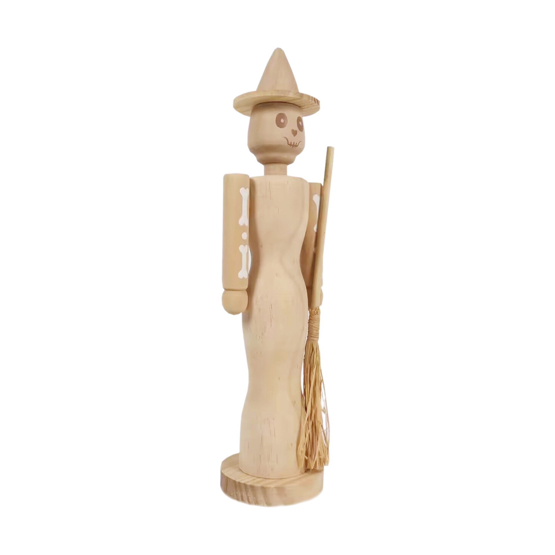 slide 3 of 3, 14" Witch Diy Wood Nutcracker By Make Market, 14 in