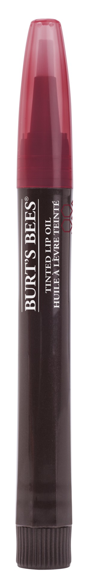 slide 3 of 5, Burt's Bees 100 % Natural Moisturizing Tinted Lip Oil, Crimson Breeze - 1 Pen, 0.04 fl oz