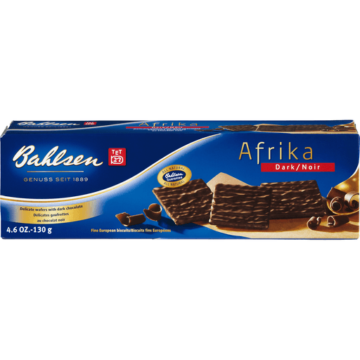 slide 2 of 9, Bahlsen Afrika Dark Chocolate Wafers, 4.5 oz