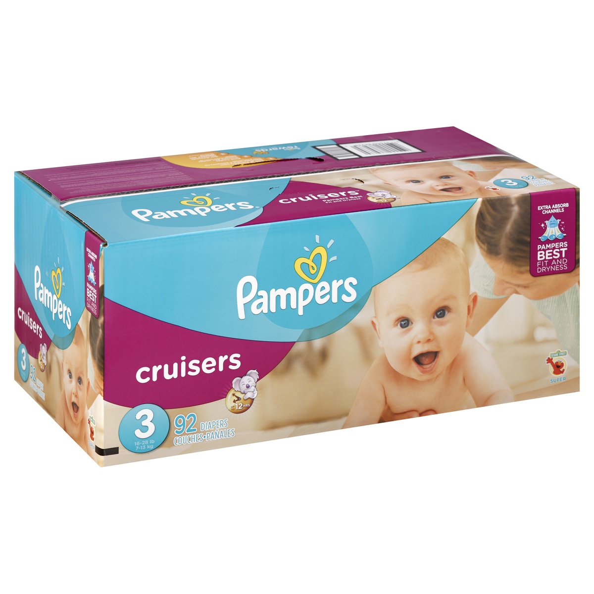 slide 1 of 1, Pampers Diapers 92 ea, 92 ct