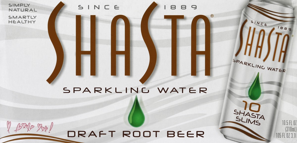 slide 3 of 6, Shasta Sparkling Water 10 ea, 10 ct