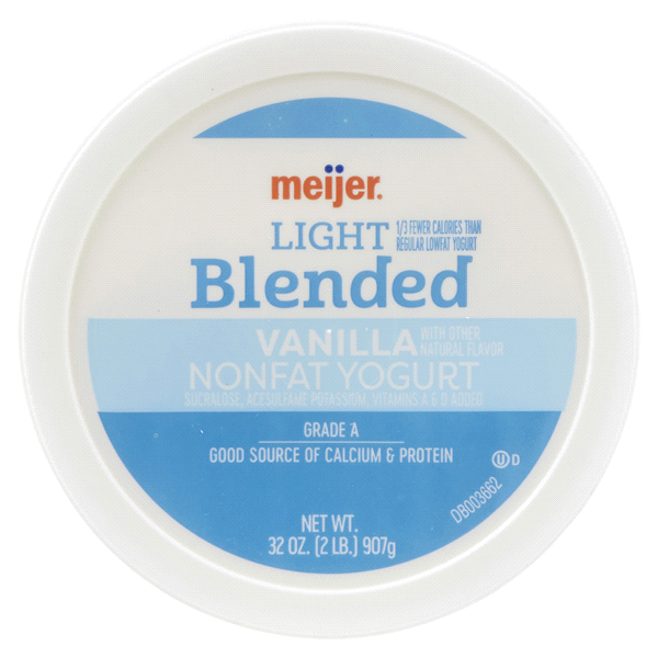 slide 19 of 29, Meijer Vanilla Light Yogurt, 32 oz